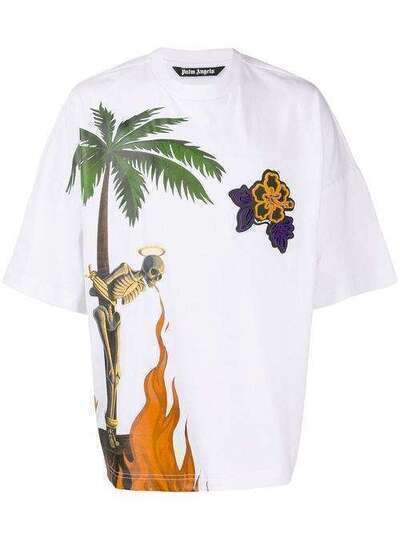 Palm Angels футболка с принтом PMAA041R204130260188