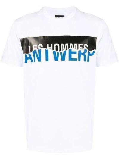 Les Hommes футболка с логотипом LIT205700P