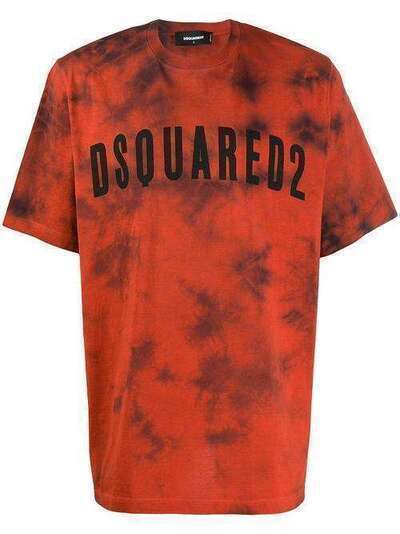 Dsquared2 футболка с принтом тай-дай и логотипом S71GD0844S22427