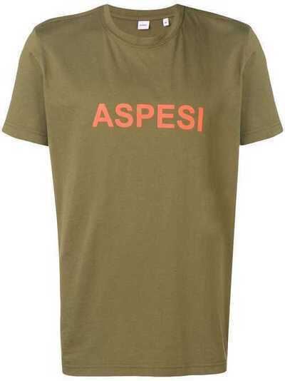 Aspesi футболка с принтом логотипа и круглым вырезом AY21A335