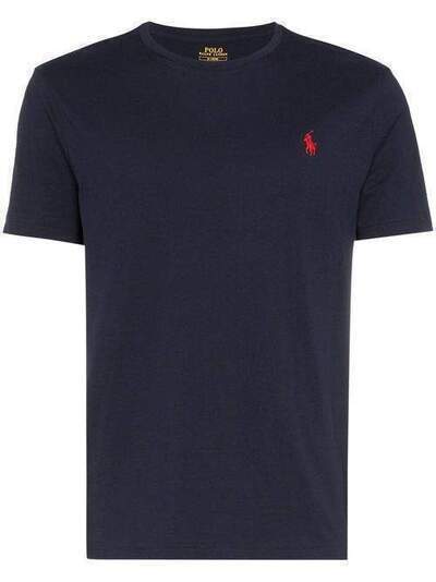 Polo Ralph Lauren футболка с вышитым логотипом 710680785