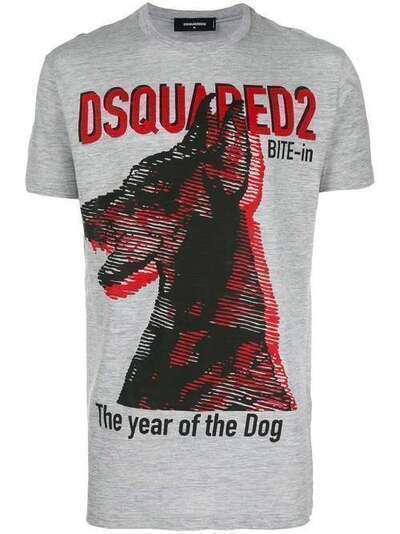 Dsquared2 футболка с принтом 'The Year of the Dog' S74GD0402S22146