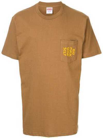 Supreme футболка с карманом SU1831