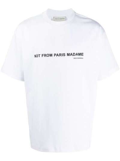 Drôle De Monsieur футболка с логотипом