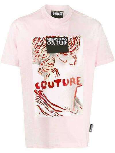 Versace Jeans Couture футболка с графичным принтом B3GVA7VC30332424