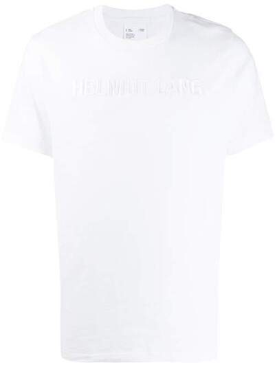 Helmut Lang футболка с вышитым логотипом J09DM522VO2