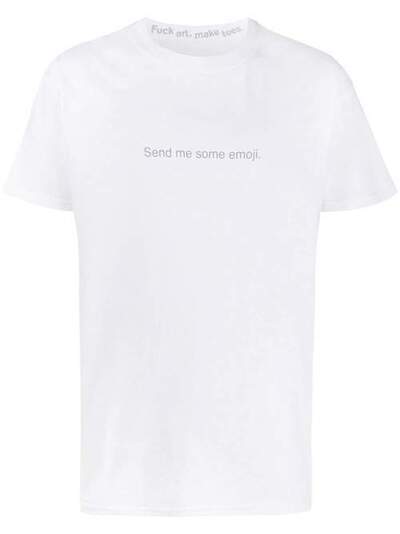 F.A.M.T. футболка с принтом Emoji SENDMESOMEEMOJITEE