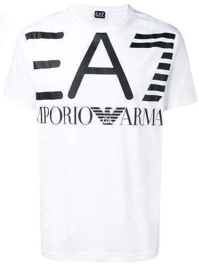 Ea7 Emporio Armani футболка с логотипом 3GPT06PJ02Z