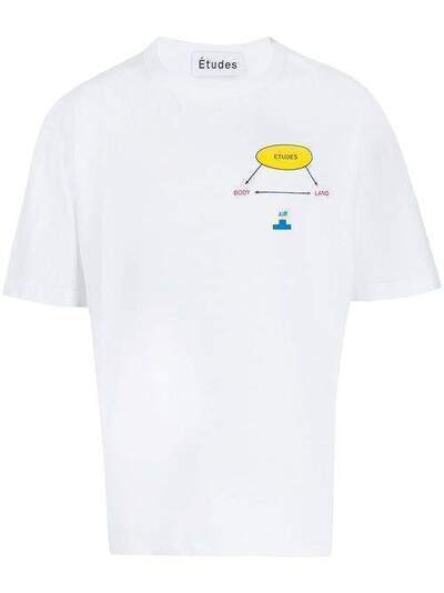 Etudes футболка с круглым вырезом и логотипом E16M440P1