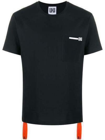 Les Hommes Urban футболка с нагрудным карманом UHT102700U