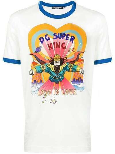 Dolce & Gabbana футболка с графичным принтом DG Super King G8JX7TFH76T