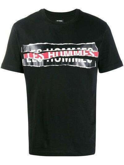 Les Hommes футболка с логотипом LHT211700P9005