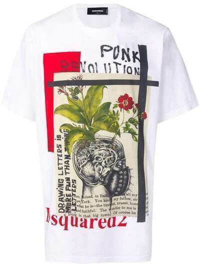 Dsquared2 футболка с принтом Punk Revolution S71GD0755S21600