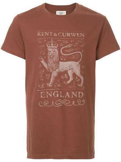 Kent & Curwen футболка с изображением английского льва K3770TM06087
