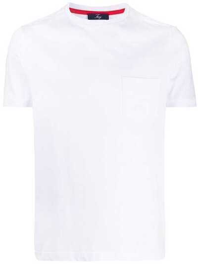 Fay футболка с круглым вырезом NPMB3401330PKUB001