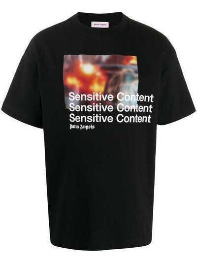 Palm Angels футболка Sensitive Content PMAA001F194130061088
