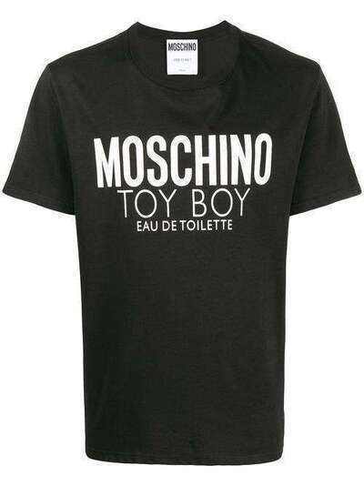 Moschino футболка с принтом A07037038