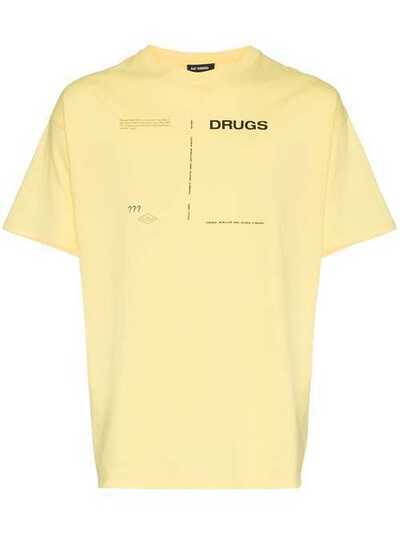 Raf Simons футболка с круглым вырезом 'Drugs' 1,82129190030002E+015