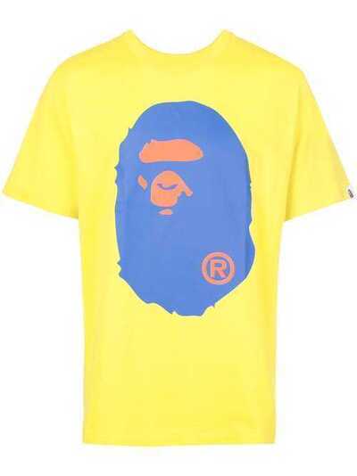 BAPE футболка Bicolor Big Ape Head M110050DYEX
