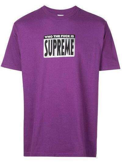 Supreme футболка с надписью SU6837