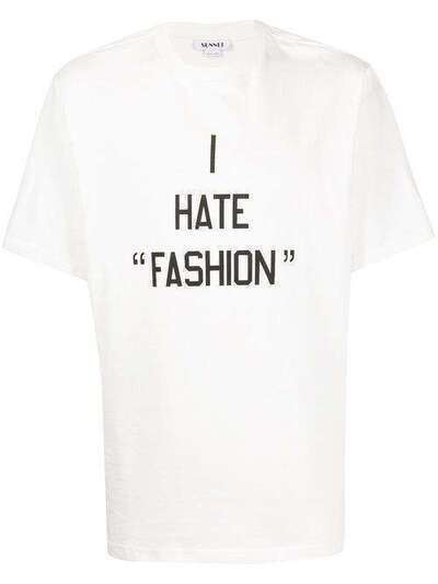 Sunnei футболка с принтом I Hate Fashion MH01HC064