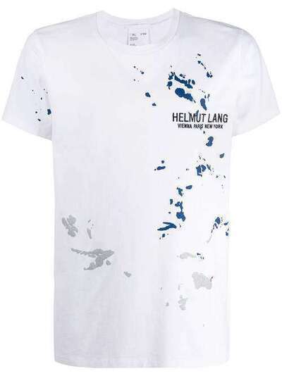 Helmut Lang футболка Paint Splatter 883389743283