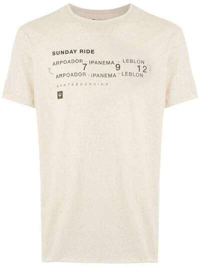 Osklen футболка Sunday Ride Hemp 58947