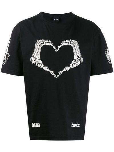 KTZ футболка с принтом Skeleton Heart CLSCTS031
