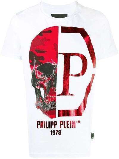 Philipp Plein футболка с принтом Skull A19CMTK3987PJY002N