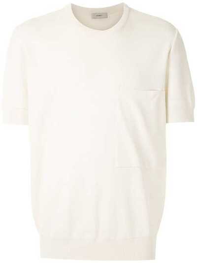 Egrey трикотажная футболка с накладным карманом 205045