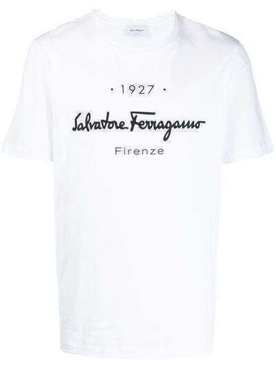 Salvatore Ferragamo футболка с логотипом 728398