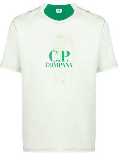 C.P. Company футболка с логотипом 08CMTS143A005100W
