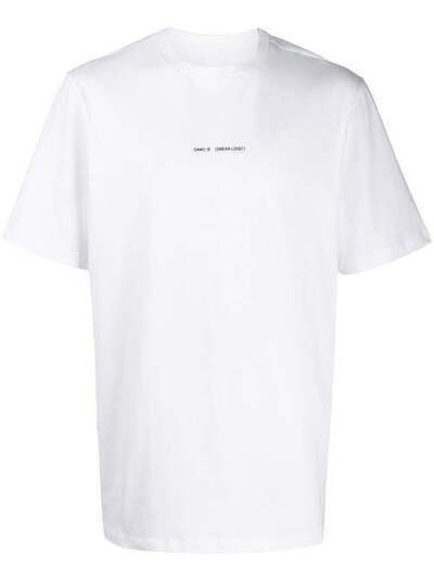 OAMC футболка с принтом на спине OAMQ708567