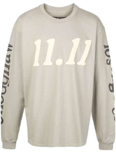 Kanye West футболка 11:11 с длинными рукавами 920389223