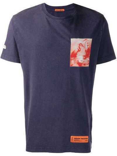 Heron Preston футболка с принтом HMAA004F197600023288