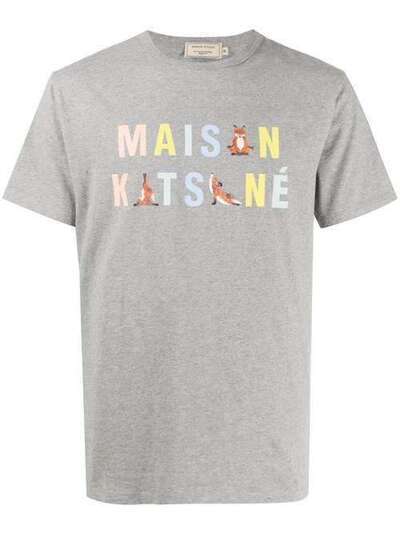 Maison Kitsuné футболка с логотипом EU00152KJ0008