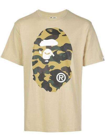 BAPE футболка Camo Ape Head M110015DBGR