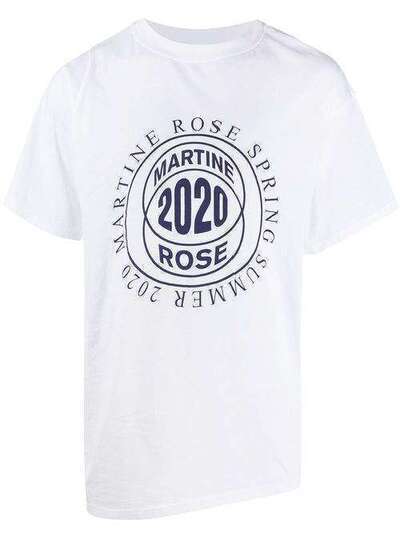 Martine Rose футболка с логотипом MRSS20632CWHITE