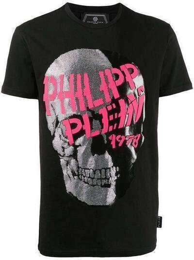Philipp Plein декорированная футболка S20CMTK4348PJY002N