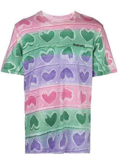 Supreme футболка Hearts Dyed с короткими рукавами SU7858