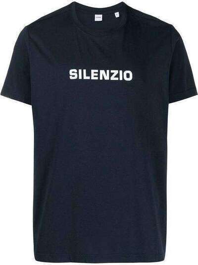 Aspesi футболка свободного кроя с принтом Silenzio AY27A335