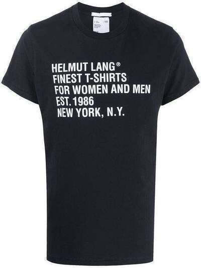 Helmut Lang футболка Standard свободного кроя K01DM504