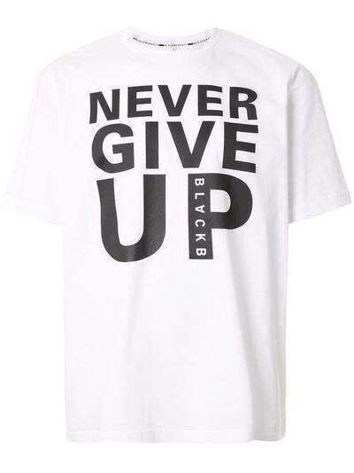 Blackbarrett футболка Never Give Up с логотипом 1AXXJT427WHB