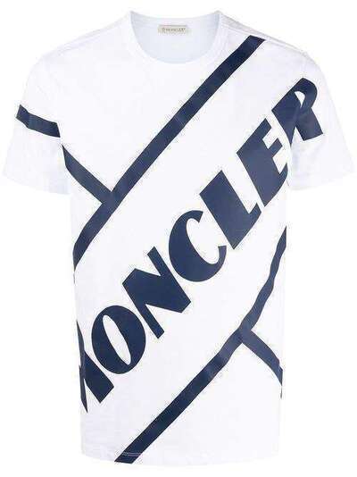 Moncler футболка с логотипом F10918C706108390T