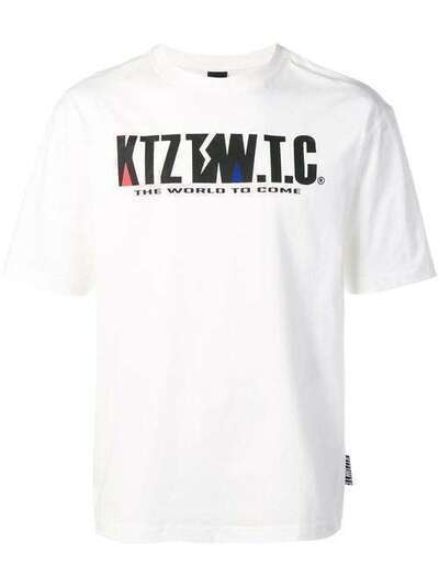 KTZ футболка с принтом логотипа TS07AW