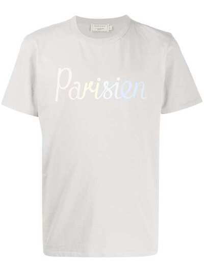 Maison Kitsuné футболка с принтом Parisien EM0150KJ008