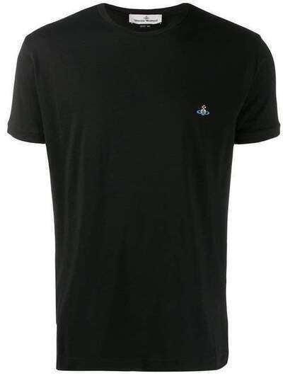 Vivienne Westwood футболка с вышитым логотипом S25GC0426S22634