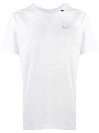 Off-White футболка с логотипом OMAA027E191850030191