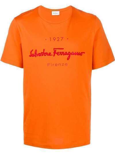 Salvatore Ferragamo футболка с логотипом 728396