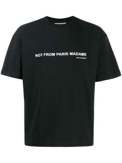 Drôle De Monsieur футболка с короткими рукавами и надписью
